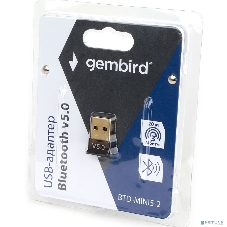 Адаптер Bluetooth Gembird, BTD-MINI5-2, ультратонкий корпус, v.5.0, 10 м, USB