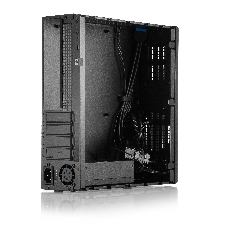 Корпус Foxline FL-461-FLX400, Slim-Desktop, чёрный
