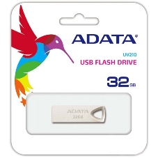 Флешка USB ADATA UV210 (AUV210-32G-RGD), 32Gb, USB 2.0, R/W 15/5, золотистый