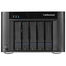 Система хранения данных Infortrend EonStor GSe Pro 100 5bay. Intel Atom 2.4GHz 4C CPU, 1x4GB non-ECC , 4x1GbE(RJ45), 2x USB 2.0, 2x USB 3.0, 1x Host Board slot, 1xPSU and 5 drive trays (GSe Pro 105-C)