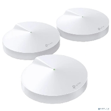 Маршрутизатор TP-Link TP-Link DECO M5(3-PACK) AC1300 Домашняя Wi-Fi система, чипсет Qualcomm, два диапазона (Dual-Band), поддержка стандартов 802.11ac/a/b/g/n, 717 МГц четырехъядерный процессор, Bluetooth 4.2, 2 гигабитных порта Ethernet, 1 порт USB Type-C, 4 встроенные антенны, 256QAM, MU-MIMO, HomeCare