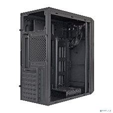 Компьютерный корпус Miditower ExeGate XP-332 Black, ATX, (XP600, Black,120мм), 2*USB, Audio