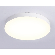 Потолочный светодиодный светильник Ambrella light FV5535 WH белый LED 90W 3000K D600*58 (Без ПДУ)