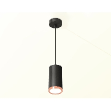 Светильник Ambrella Light XP8162014 SBK/PPG черный песок/золото розовое полированное GX53 (A2333, C8162, N8126)