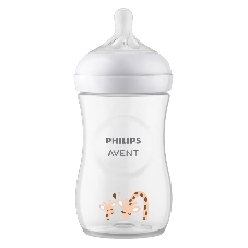 Бутылочка Avent для кормления 260 мл, NATURAL, средний поток, от 1 мес