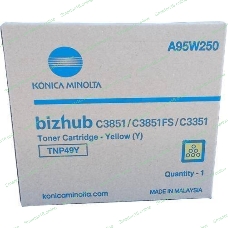 Тонер-картридж Konica-Minolta bizhub C3351/C3851 желтый TNP-49Y