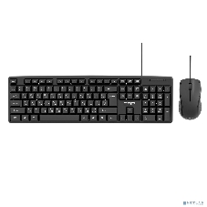 Комплект клавиатура+мышь CBR KB-SET 709 проводной, USB, 1000 DPI, чёрный