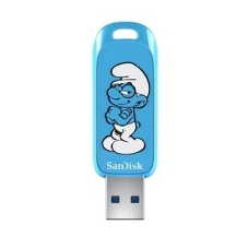 Флешка USB SanDisk Smurfs 64Gb SDCZIS-064G-G46, USB3.2, синяя
