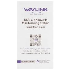 USB-концентратор WAVLINK USB Type-C, USB Type-C/USB 3.0/USB 2.0/HDMI/Gigabit LAN/SD/Micro SD, USB