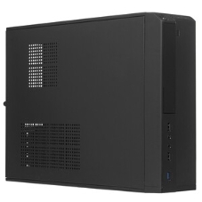 Компьютерный корпус Desktop ExeGate MI-207U (mini-ITX/mATX, без БП, 2хUSB+1хUSB 3.0, аудио, черный)