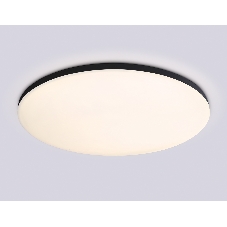 Умный светодиодный светильник FZ2005 BK черный IP54 25W 3000K-6500K+RGB Wi-Fi Алиса/Tuya/Smart Home/Alexa D370*55 (ПДУ ИК)