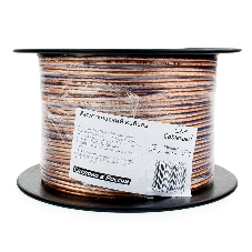Акустический кабель Cablexpert CC-TC2x1,5-50M, прозрачный,  50 м, на катушке