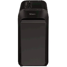Шредер Fellowes PowerShred LX220 черный (секр.P-4)/перекрестный/20лист./30лтр./скрепки/скобы/пл.карты