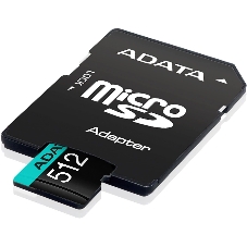 Флеш карта MICRO SDXC 512Gb W/AD. AUSDX512GUI3V30SA2-RA1 ADATA
