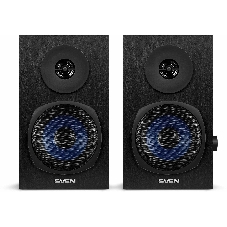 Акустическая система 2.0 SVEN SPS-576 черные (2x4W, Bluetooth, дерево)
