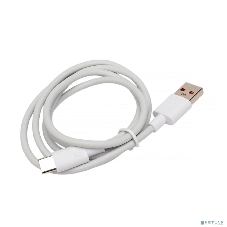 Кабель USB2.0 Cablexpert CC-USB2-AMCM-66W-1M-W, AM/Type-C, 6A, 66Вт, QC3.0, 1м, медь, белый, пакет