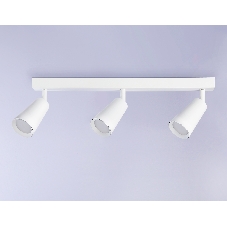 Накладной поворотный спот Ambrella light TA13148/3 WH белый GU10/3 max 12W 445*60*130