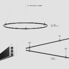 Шинопровод накладной (черный) (2 м) Esthetic Magnetic 85137/00