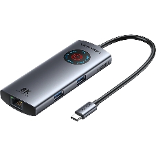 USB-концентратор Vention TQZHB, USB Type-C, USB/HDMI/RJ-45/USB Type-C, USB Type-C