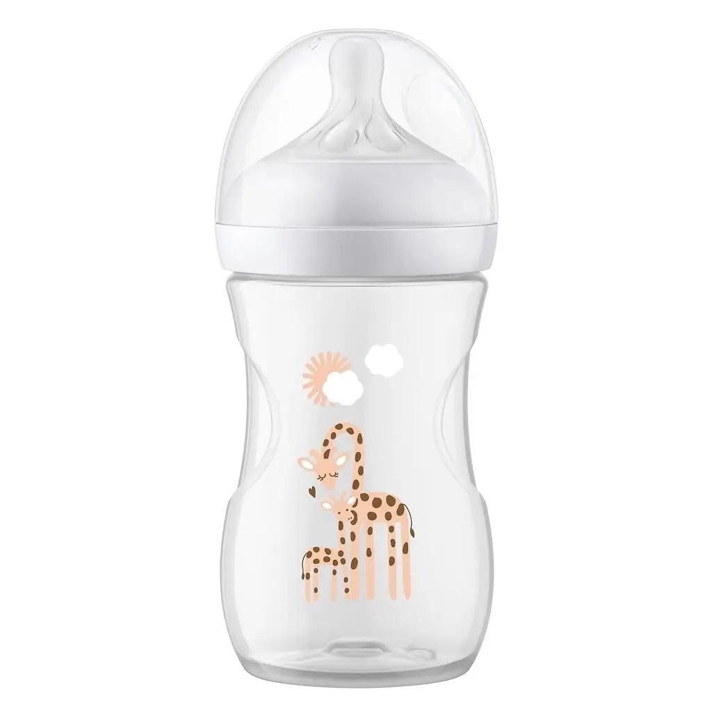 Бутылочка Avent для кормления 260 мл, NATURAL, средний поток, от 1 мес