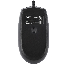 Мышь проводная Acer OMW126 черный, 1200 dpi, USB, кнопки - 3