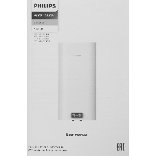 Водонагреватель электрический Philips YB AWH1615/51(30YB) белый, накопительный, 30 л, 2 кВт, настенный, вертикальный, плоский корпус, бак из нержавеющей стали, сухой ТЭН, механическое управление с LED-дисплеем