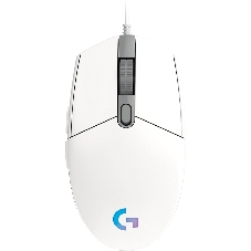 Мышь проводная Logitech G102 LIGHTSYNC белый, 8000 dpi, USB, кнопки - 6