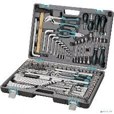 Набор инструментов Stels 141071/2'' 3/8'' 1/4'' CrV пластиковый кейс 142 предм.