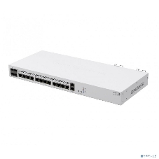 Маршрутизатор Mikrotik CCR2116-12G-4S+ Cloud Core Router 2116-12G-4S+ with Amazon Annapurna Labs Alpine v3 AL73400 CPU (16-cores, 2GHz per core), 16Gb RAM, 4xSFP+ cage, 13xGbit LAN, M.2 PCIe slot, RouterOS L6, 1U rackmount case, Dual PSU