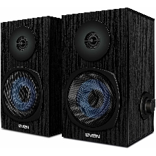 Акустическая система 2.0 SVEN SPS-576 черные (2x4W, Bluetooth, дерево)