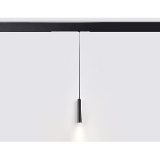 Управляемый светодиодный светильник для шинопровода Magnetic Ambrella light GL1432 BK черный IP20 10W 3000K-6400K 220V 24° D35*240 H1500 (Без ПДУ)