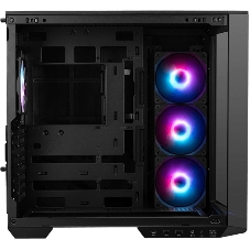 Компьютерный корпус MSI MAG Pano 100R PZ, Mid Tower, ATX, 2xUSB 3.2 Gen 1, 1xUSB 3.2 Gen2 Type-C, 3x120мм ARGb Reverse Blade Fan, 1x120мм ARGb Fan, ARGb+PWM Control Board,Tempered Glass Window, Brown Box