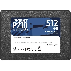Накопитель SSD Patriot P210, 512Gb, SATA III, 2.5