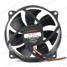 Вентилятор для корпуса Gembird черный, 90 мм, 2500 об/мин, 30.86 дБ, 4 pin
