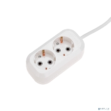 Удлинитель PROconnect 2 гнезда, 3 м, 3х0,75 мм², с/з, белый