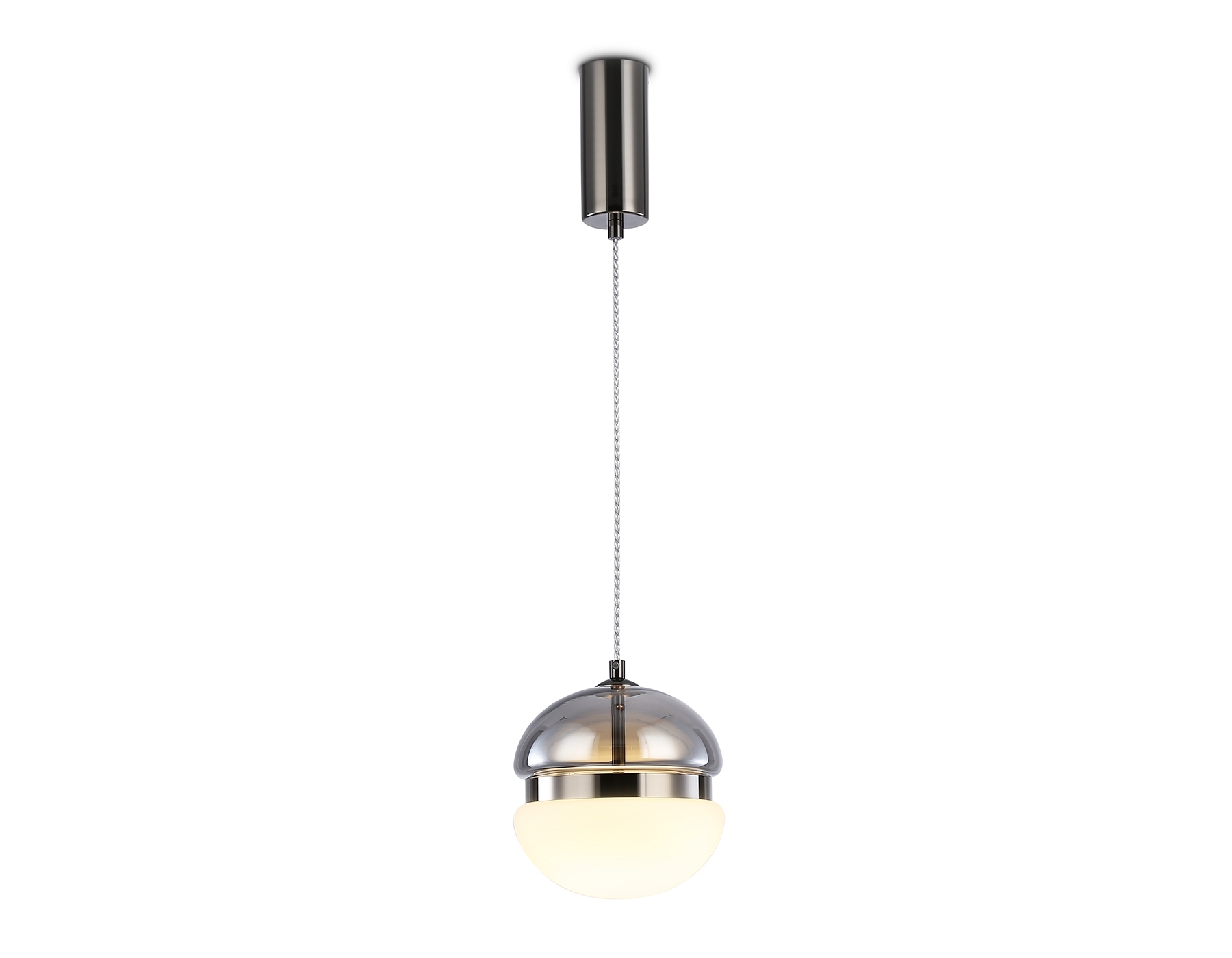 Подвесной светодиодный светильник Ambrella light LH11003 SM/FR дымчатый/белый матовый 20W 3000K D180*200