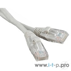 Патч-корд Hyperline U/UTP, Cat.5e, LSZH, 10 м, серый 