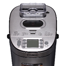 Хлебопечка Hyundai HYBM-M0313G серебристый/чёрный, 600 Вт, 0.9 кг, 13 программ