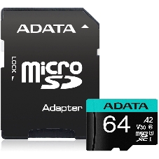 Флеш карта MICROSDXC UHS-I U3 V30S A2 100/75 MB/s 64Gb RETAIL W/1 ADAPTER