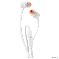 Проводные наушники JBL Tune 110 белый, внутриканальные, Jack 3.5 мм