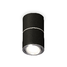 Светильник Ambrella Light XS7402140 SBK/PSL черный песок/серебро полированное MR16 GU5.3 (C7402, A2070, C7402, N7003)