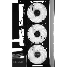 Компьютерный корпус Gigabyte Gb-C500P ST черный без БП ATX 3x120мм 6x140мм 2xUSB 3.0 1xUSB3.1 audio bott PSU