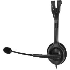 Гарнитура Logitech H111 чёрный, проводная, 3.5 мм