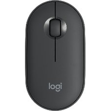 Мышь беспроводная Logitech Pebble M350 графитовый, 1000 dpi, радиоканал, Bluetooth, USB, кнопки - 3