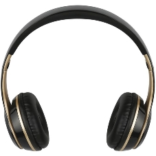 Беспроводные/проводные наушники Harper HB-213 черный/золотой, накладные, Bluetooth + проводной, до 5 ч