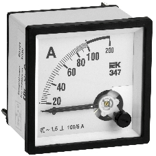 Амперметр IEK Э47 72х72мм 100/5А кл. точн. 1.5 IPA10-6-0100-E