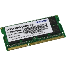 Оперативная память Patriot, DDR3, 8GB (1x8 GB), 1600 MHz, CL11, SO-DIMM