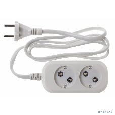Сетевой удлинитель Buro BU-PSL2.1/W 1.5 м (2 розетки) белый (пакет ПЭ)