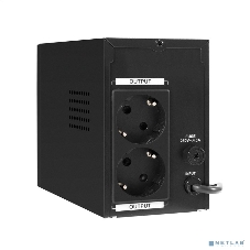 Источник бесперебойного питания ExeGate Power Smart ULB-500.LCD.AVR.2SH 500VA/300W, LCD, AVR, 2*Schuko, металлический корпус, черный