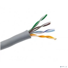 Кабель UTP Rexant 4PR 24AWG, CU (медь), cat.5e, 100 МГц, PVC, серый, бухта 50 м